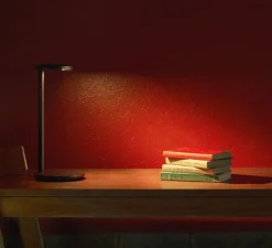 Lampe*Flos Lampe à poser, Oblique Qi Matt rust, , LED, dim, 2700K, 750 lm, Ø15,5cm, H35cm - rouille