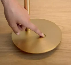 Lampe*Umage Lampe à poser, Omni, , LED, dim, 3000K, 500 lm, L44,7cm, H45,9cm - laiton