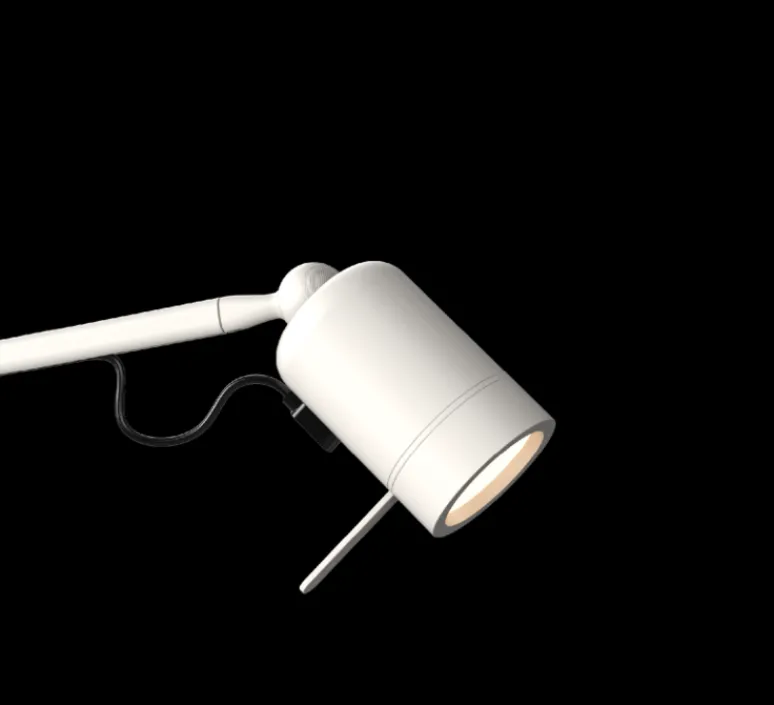 Lampe*Tonone Lampe à poser, One + Desk, , LED, dim, 2700K, 245 lm, L38cm, H57,7cm - blanc