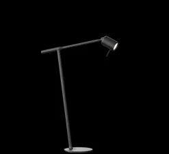 Lampe*Tonone Lampe à poser, One + Desk, , LED, dim, 2700K, 245 lm, L38cm, H57,7cm - noir