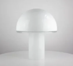 Lampe*Artemide Lampe à poser, Onfale S, , Ø20cm, H26cm - blanc