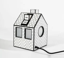 Enfants|Lampe*Seletti Lampe à poser, On-off, , Ø16cm, H25cm - blanc