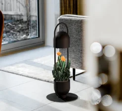 Lampe*Luxcambra Lampe à poser, Oxygen S, , IP66, LED, 3000K, 290 lm, L28cm, H68cm - noir mat