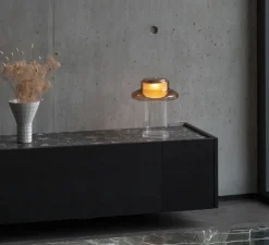 Lampe*A-N-D Lampe à poser, Pace 28, , LED, dim, 1800-3002K, Ø28cm, H32cm - ambre