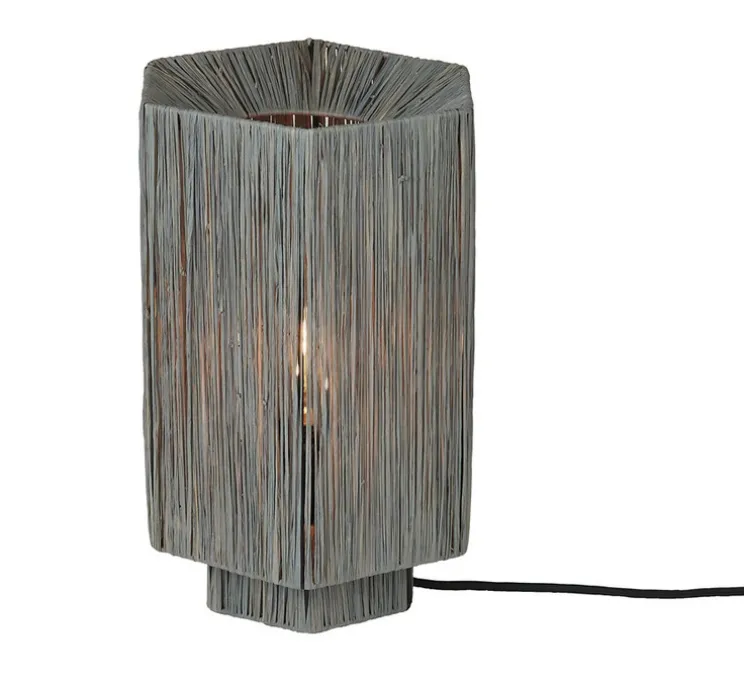 Lampe à poser, Panama L, gris, Ø24cm, H36cm - Good&Mojo