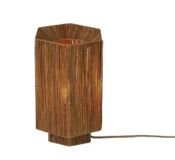 Lampe*Good&Mojo Lampe à poser, Panama L, , Ø24cm, H36cm - marron
