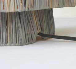 Lampe*Good&Mojo Lampe à poser, Panama S, , Ø28cm, H26cm - gris