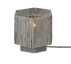 Lampe*Good&Mojo Lampe à poser, Panama S, , Ø28cm, H26cm - gris