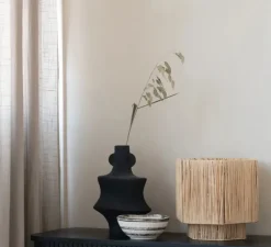 Lampe*Good&Mojo Lampe à poser, Panama S, , Ø28cm, H26cm - naturel