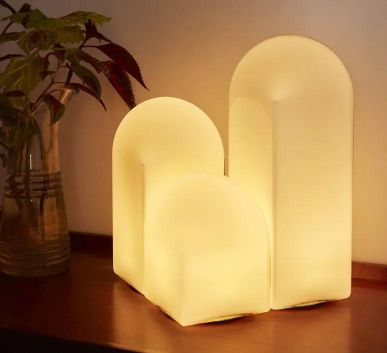 Lampe*HAY Lampe à poser, Parade 160, , LED, dim, 2800K, 150 lm, Ø15,5cm, H16cm - blanc coquillage