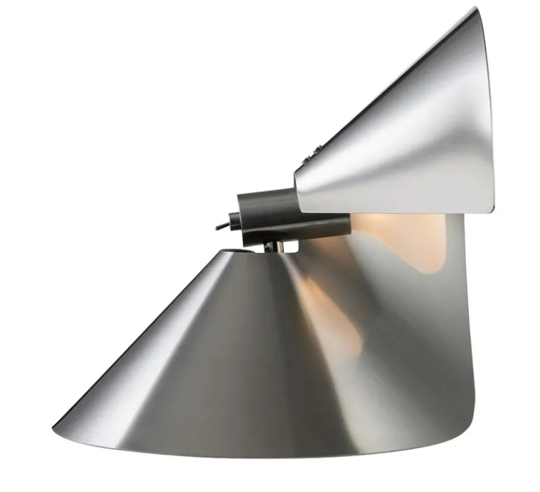 Lampe*Frandsen Lampe à poser, Peel, , L27,5cm, H27,9cm - acier inoxydable brossé