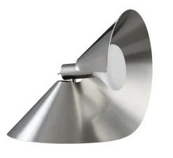 Lampe*Frandsen Lampe à poser, Peel, , L27,5cm, H27,9cm - acier inoxydable brossé