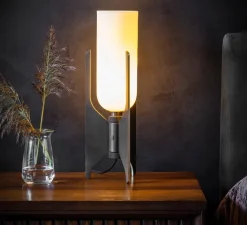 Lampe*Bert frank Lampe à poser, Pennon, , Ø14cm, H42cm - bronze, blanc