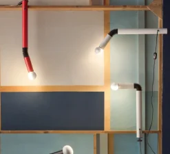 Lampe*Stilnovo Lampe à poser, Periscopio, , L29,9cm, H67,9cm - blanc