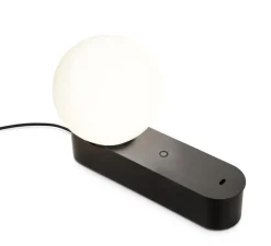 Lampe*LEDS C4 Lampe à poser, Perlina Table, , LED, dim, 3000K, 391 lm, Ø12cm, H22,8cm - noir