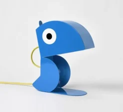 Enfants|Lampe*Bleu Carmin Design Lampe à poser, Perroquet, , L19cm, H23cm - Bleu
