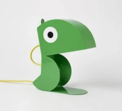 Enfants|Lampe*Bleu Carmin Design Lampe à poser, Perroquet, , L19cm, H23cm - vert