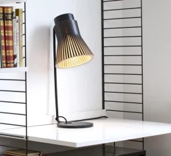 Lampe à poser, Petite 4620, noir, LED, L20cm, H56cm - Secto Design
