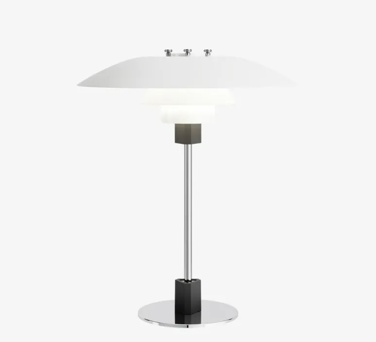 Lampe*Louis Poulsen Lampe à poser, PH 4/3, , Ø45cm, H54cm - blanc