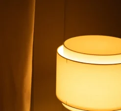 Lampe*Simone & Marcel Lampe à poser, Pipito Duoble, , Ø25cm, H39cm - Marbre Marron