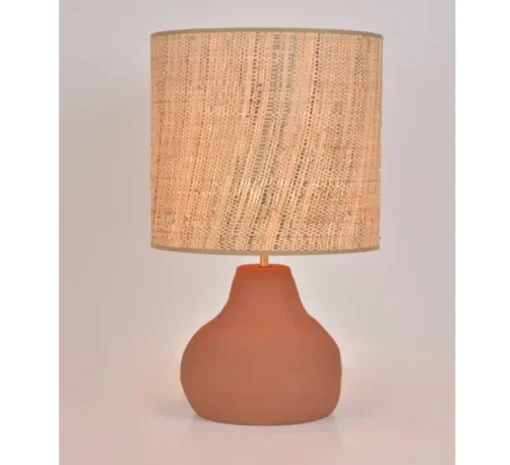 Lampe à poser, Portinatx M, Terracotta, Ø35cm, H58cm - Market Set