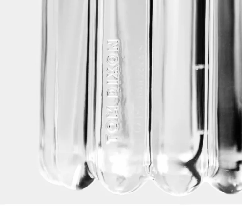 Lampe*Tom Dixon Lampe à poser, Press, , LED, dim, 2700K, 500 lm, Ø11,2cm, H23,5cm - transparent