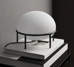 Lampe à poser, Pump, blanc & noir, Ø24cm, H22cm - WOUD