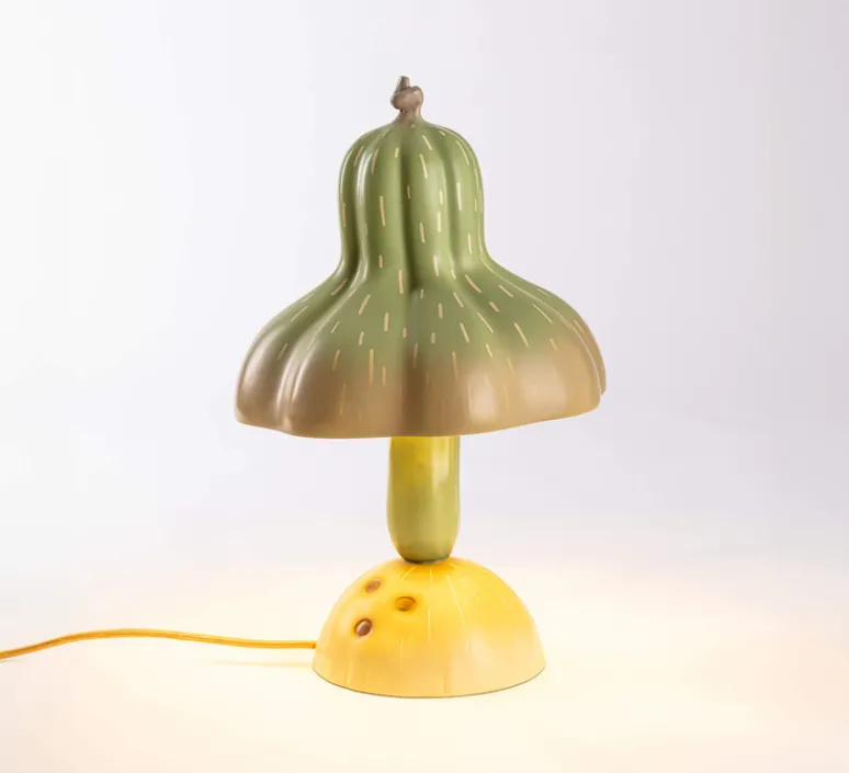 Enfants|Lampe*Seletti Lampe à poser, Pumpkin, Vitamin, , Ø27cm, H42cm - vert