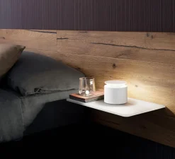 Lampe à poser, Push-Up, blanc, IP54, LED, dim, 2200-3000K, 207 - 235 - 248 lm, Ø12cm, H10cm - Zafferano