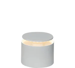 Lampe à poser, Push-Up, blanc, IP54, LED, dim, 2200-3000K, 207 - 235 - 248 lm, Ø12cm, H10cm - Zafferano