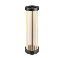 Lampe*SLV Lampe à poser, Quimera, , LED, dim, 2700-3000K, 120 lm, Ø8cm, H27,7cm - bronze foncé mat