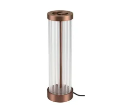 Lampe à poser, Quimera, cuivre foncé mat, LED, dim, 2700-3000K, 120 lm, Ø8cm, H27,7cm - SLV