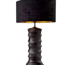 Lampe à poser, Rapho, bronze, abat-jour noir, L50cm, H79,5cm - Eichholtz