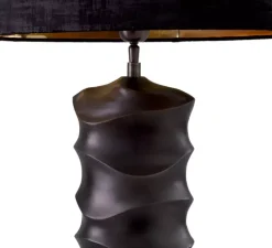 Lampe à poser, Rapho, bronze, abat-jour noir, L50cm, H79,5cm - Eichholtz