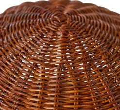 Lampe à poser, Rattan, naturel, Ø34cm, H30cm - HK Living