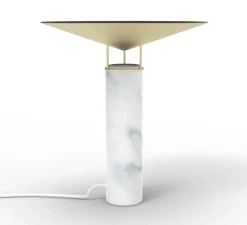 Lampe*Carpyen Lampe à poser, Rebound, , Ø40cm, H39,4cm - Marbre blanc