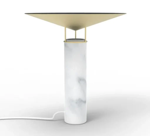 Lampe*Carpyen Lampe à poser, Rebound, , Ø40cm, H39,4cm - Marbre blanc