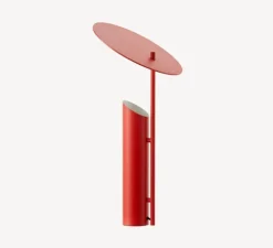 Lampe à poser, Reflect, rouge, L37cm, H50cm - Verpan
