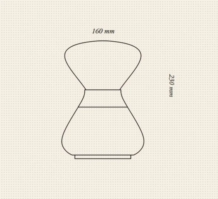 Lampe à poser, Reflection Noma, blanc, Ø16cm, H23cm - Tala