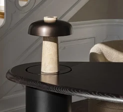 Lampe à poser, Reverse, bronze, H30cm, Ø24cm, dim-to-warm, 2200k-3000k, 560lm - Audo Copenhagen