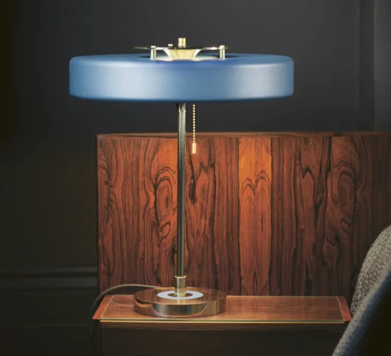 Lampe*Bert frank Lampe à poser, Revolve, , LED, Ø35cm, H42cm - bleu