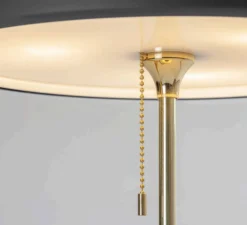 Lampe à poser Revolve Noir, Ø35cm, H42cm - Bert Frank