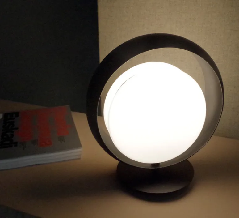 Lampe*B.lux Lampe à poser, Ring T, , Ø15cm, H28cm - noir