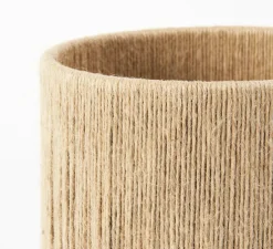 Lampe à poser, Ro, jute, Ø23cm, H40cm - Made by Hand