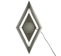 Lampe à poser, Romb 48, Coton, L39cm, H48cm - Pholc