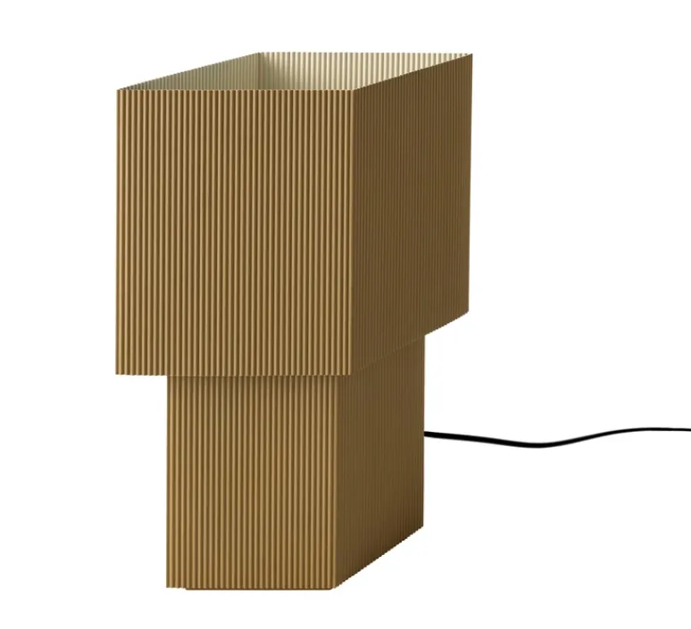 Lampe*Pholc Lampe à poser, Romb 36, Cumin, L29cm, H36cm - jaune Cumin