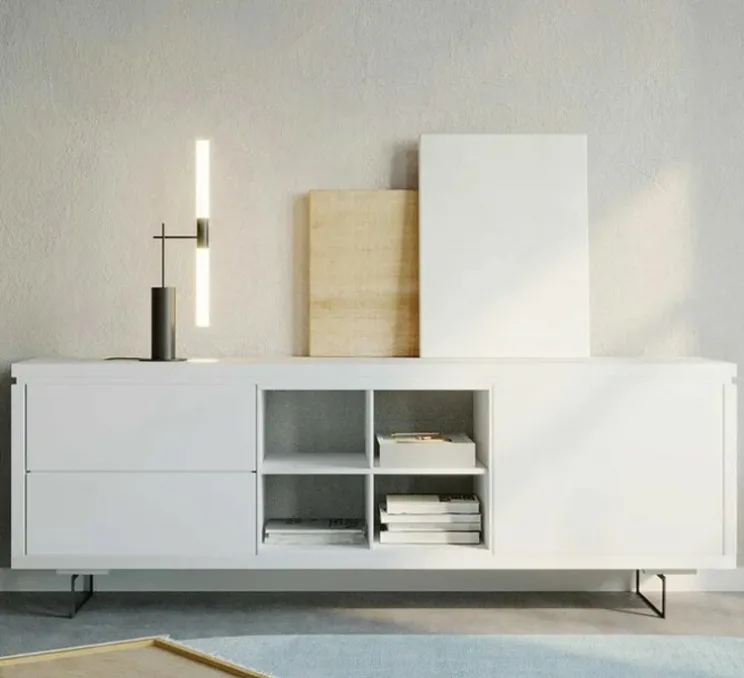 Lampe à poser, Roos, noir mat, LED, 2700K, 700 lm, L3,5cm, H63cm - Robin