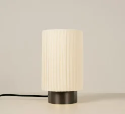 Lampe à poser, Ruban 10-20, graphite satiné, Ø14cm, H24cm - CVL