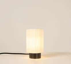 Lampe*CVL Lampe à poser, Ruban 07-14, , Ø10cm, H17cm - graphite poli