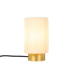Lampe*CVL Lampe à poser, Ruban 10-20, , Ø14cm, H24cm - laiton satiné